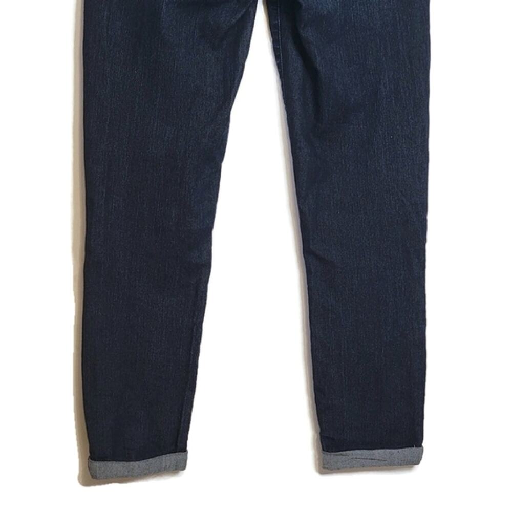 PAIGE Kylie Crop Cuffed Ankle Low Rise Cotton Stretch Blue Denim Jean Size 25 - Picture 10 of 15